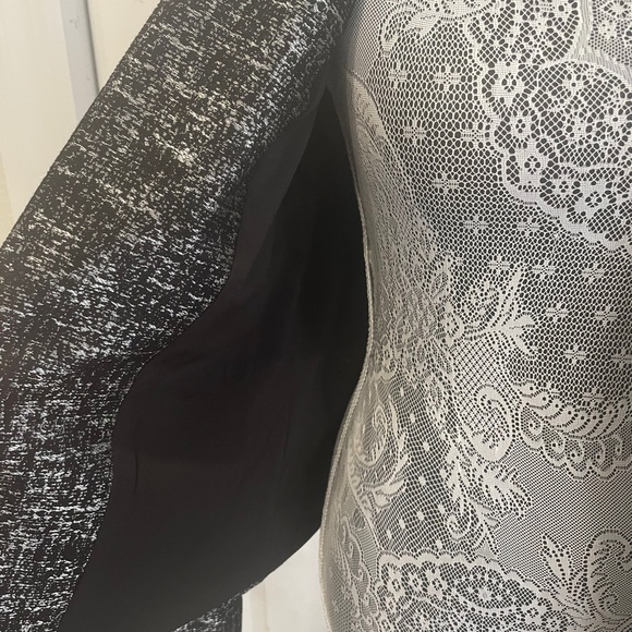 CACHE BLACK & SILVER CHAIN BLAZER BRAND NEW SZ 8 - Picture 8 of 12